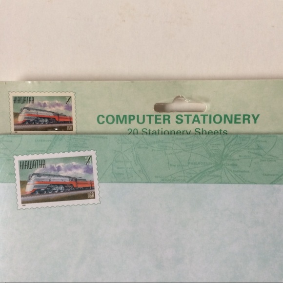 Collectible Train 90’s stationery and envelopes - Picture 3 of 5